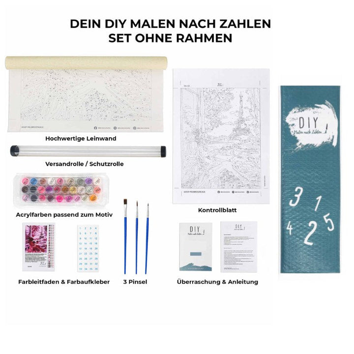 Malen nach Zahlen - Europäische Schmetterlinge und Nachtfalter von William Forsell Kirby