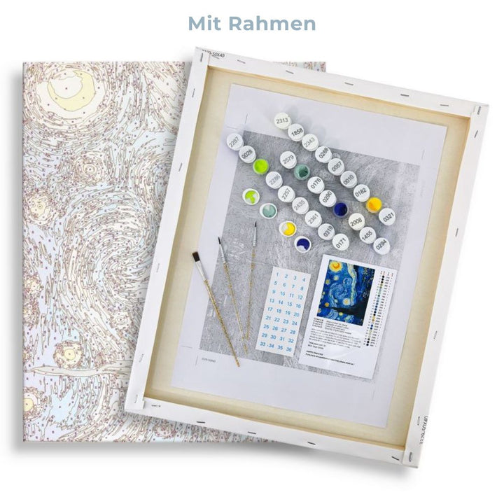 Malen nach Zahlen - Polygon Hirschkopf 1