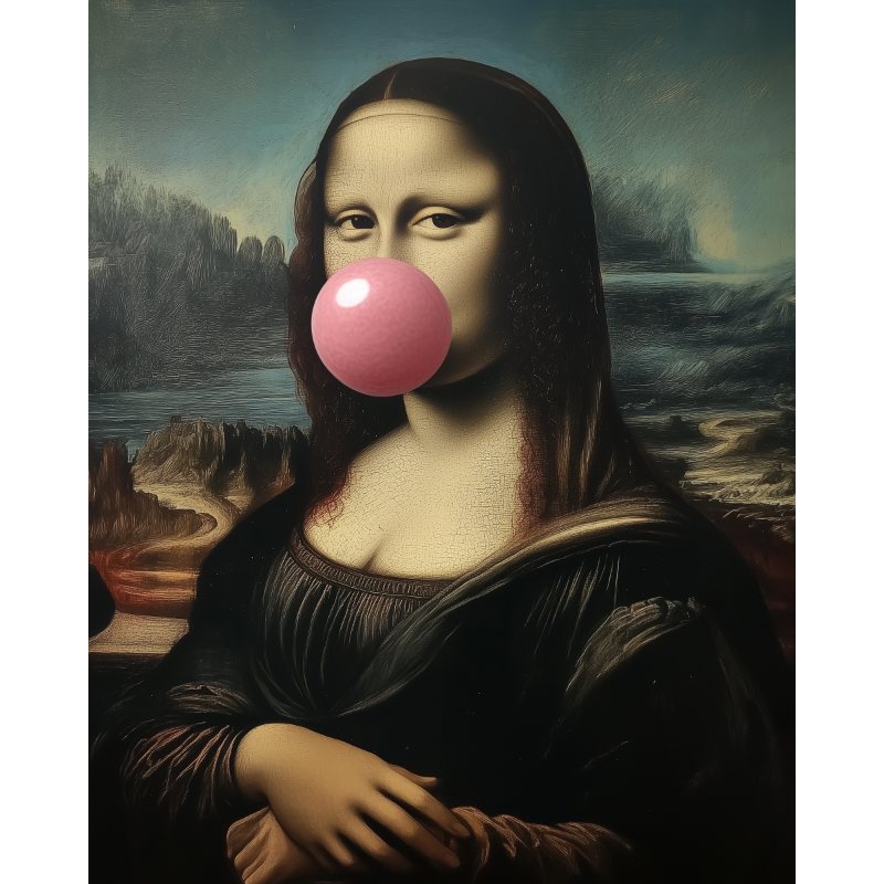 Malen nach Zahlen - Mona Lisa Kaugummi