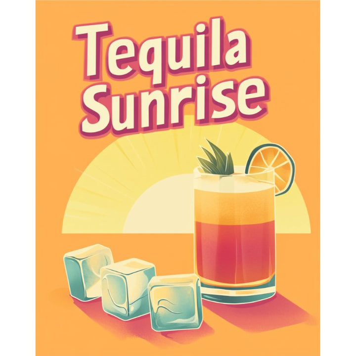 Malen nach Zahlen - Tequila Sunrise