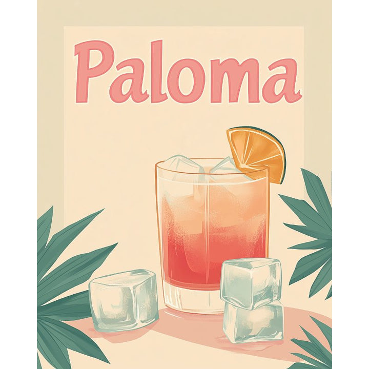 Malen nach Zahlen - Paloma Cocktail
