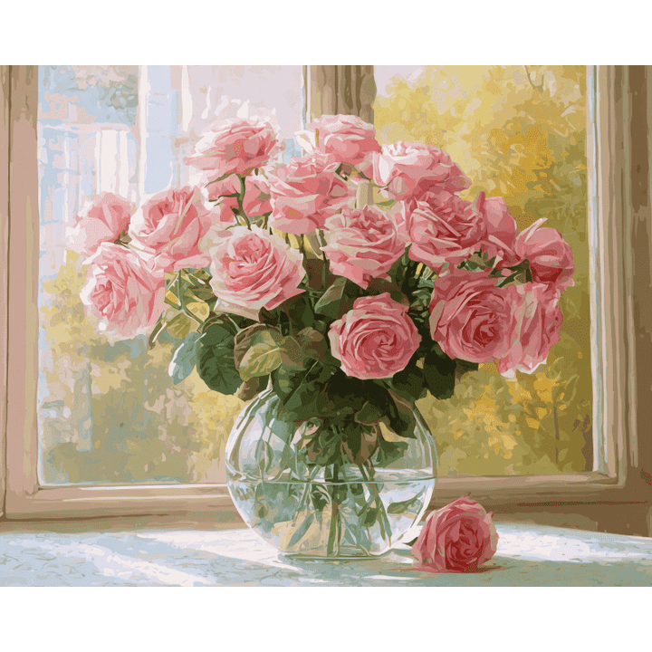 Malen nach Zahlen - Elegantes Bouquet