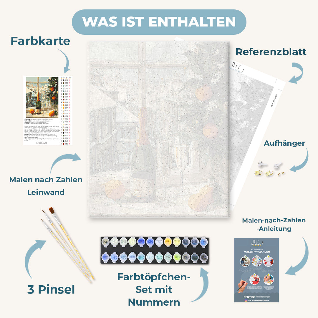 Malen nach Zahlen - Neujahrsmorgen