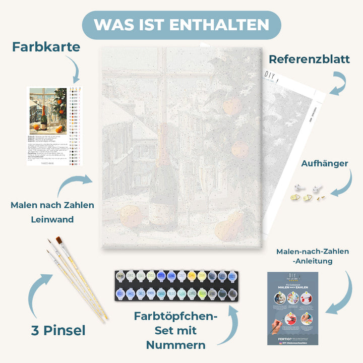Malen nach Zahlen - Neujahrsmorgen