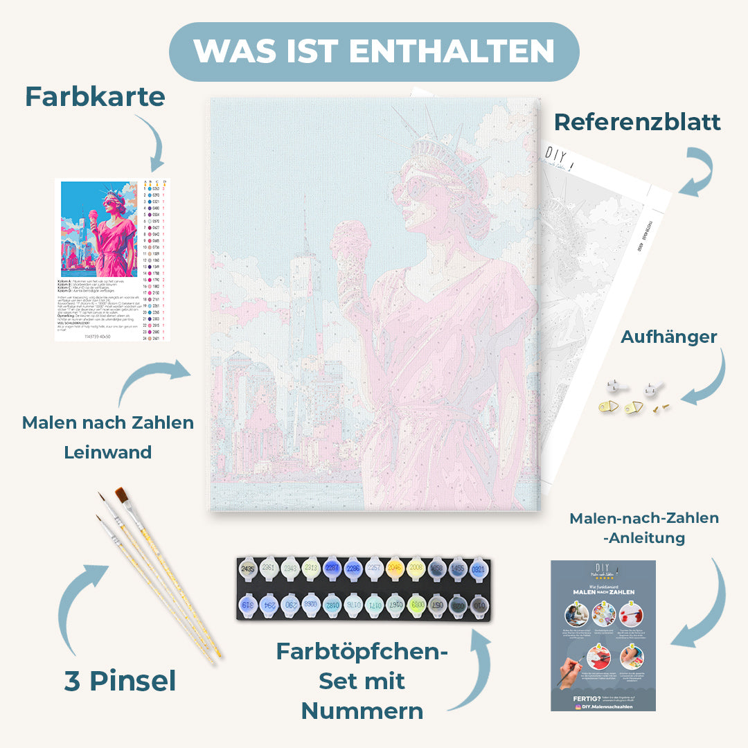 Malen nach Zahlen - Amerikanischer Traum