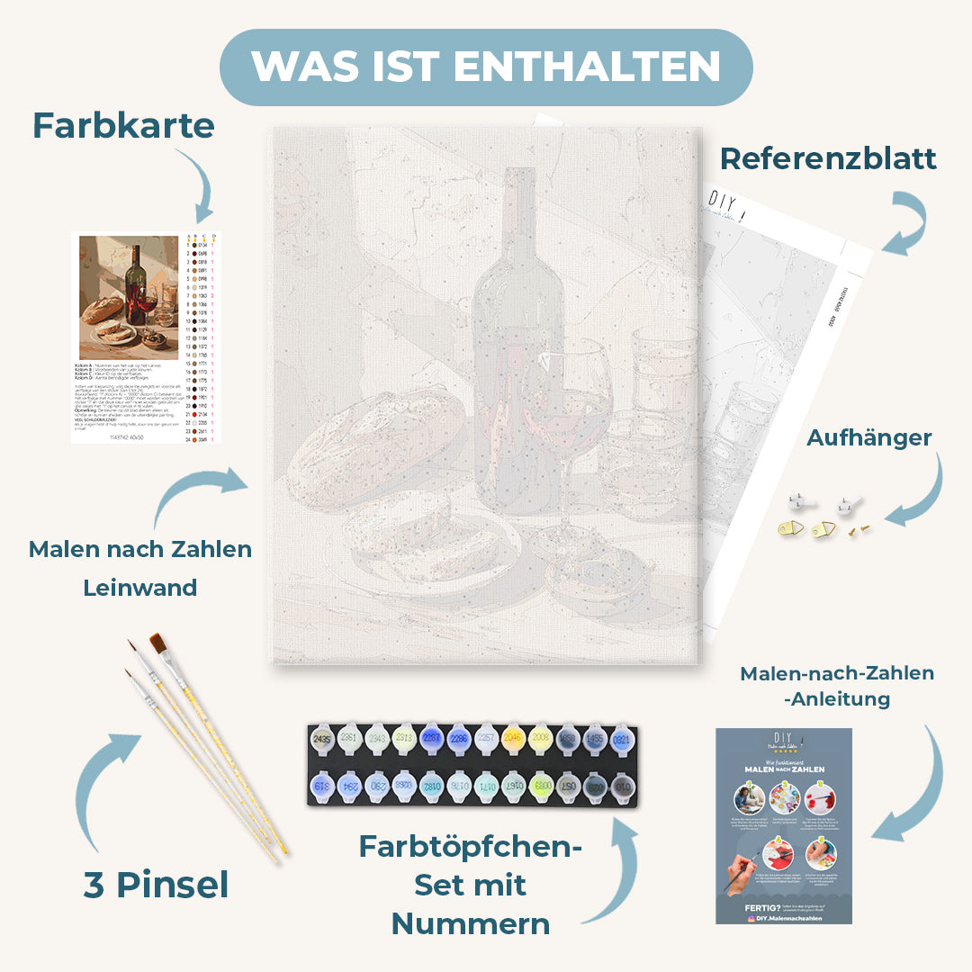 Malen nach Zahlen - Ein Hauch von Toskana