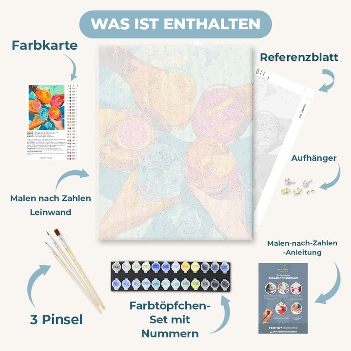 Malen nach Zahlen - Prost!