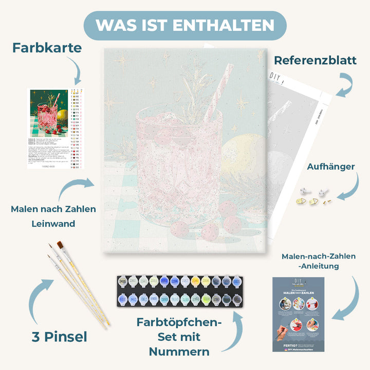 Malen nach Zahlen - Preiselbeerfreude