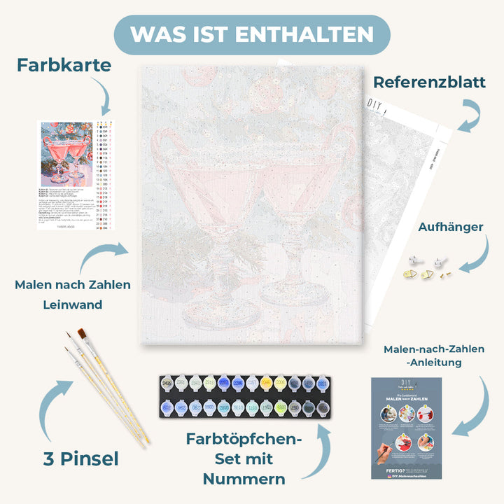 Malen nach Zahlen - Weihnachtspunsch