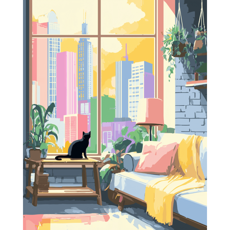 Malen nach Zahlen - Loft in New York