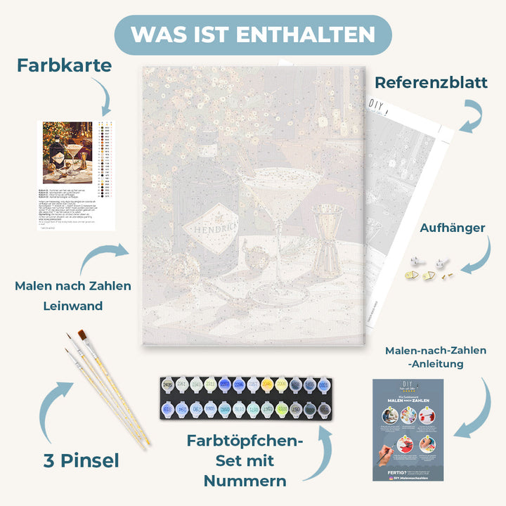 Malen nach Zahlen - Schluck Luxus