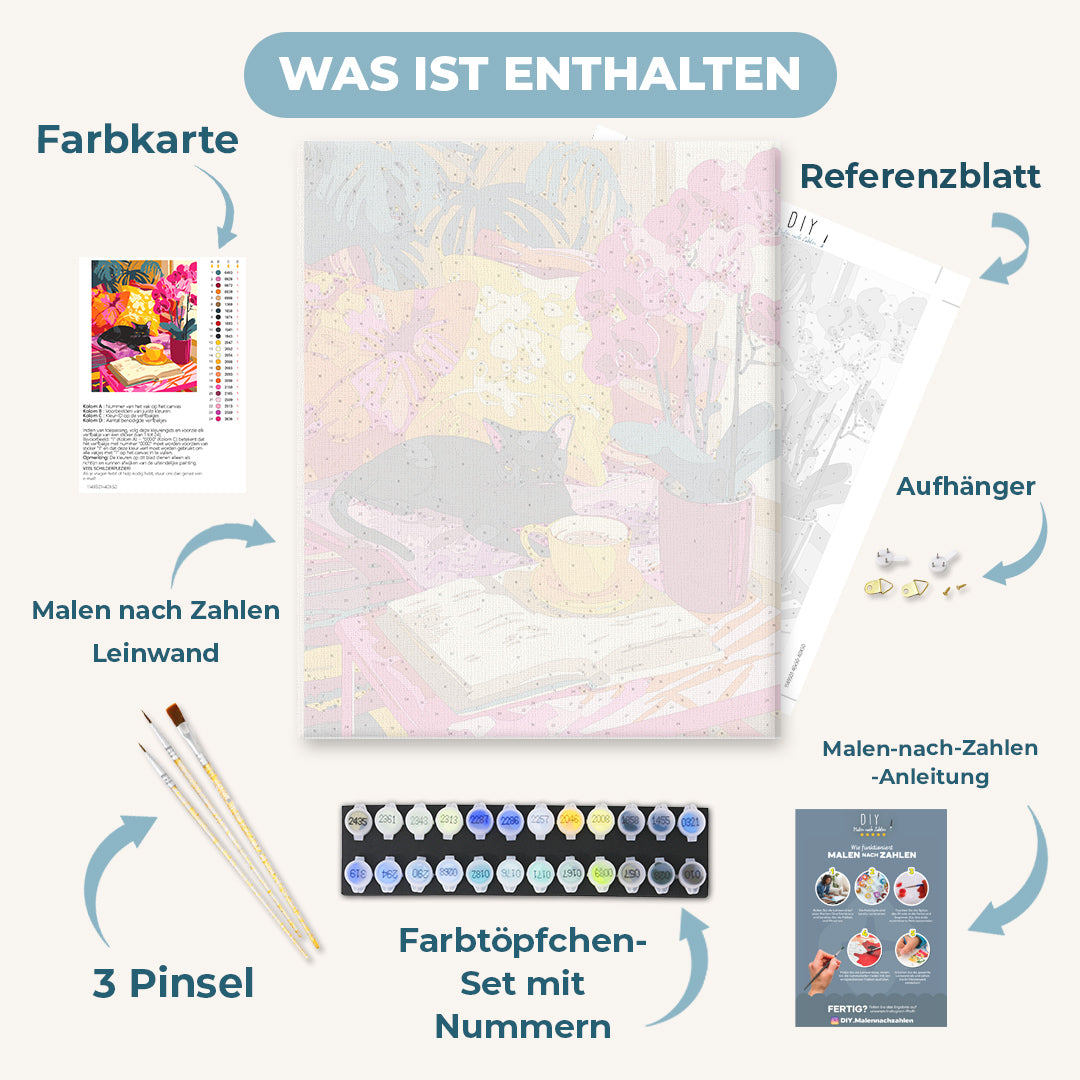 Malen nach Zahlen - Ein fauler Tag