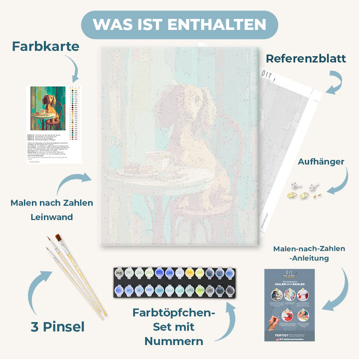 Malen nach Zahlen - Café-Träumer