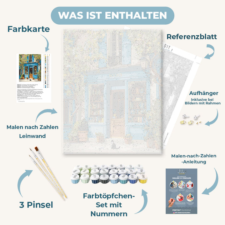 Malen nach Zahlen - Wo Bücher leben