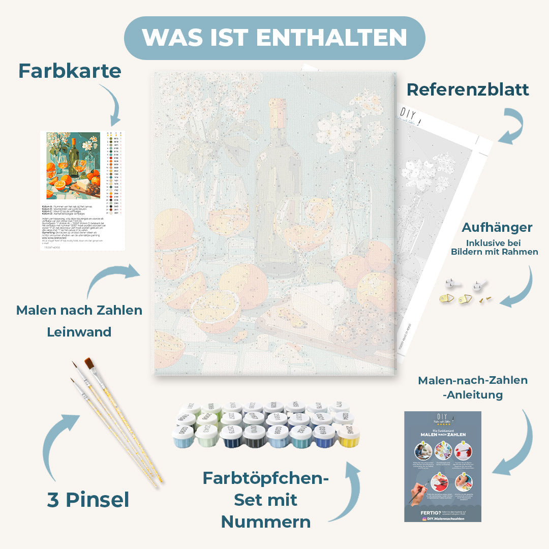 Malen nach Zahlen - Goldene Scheiben
