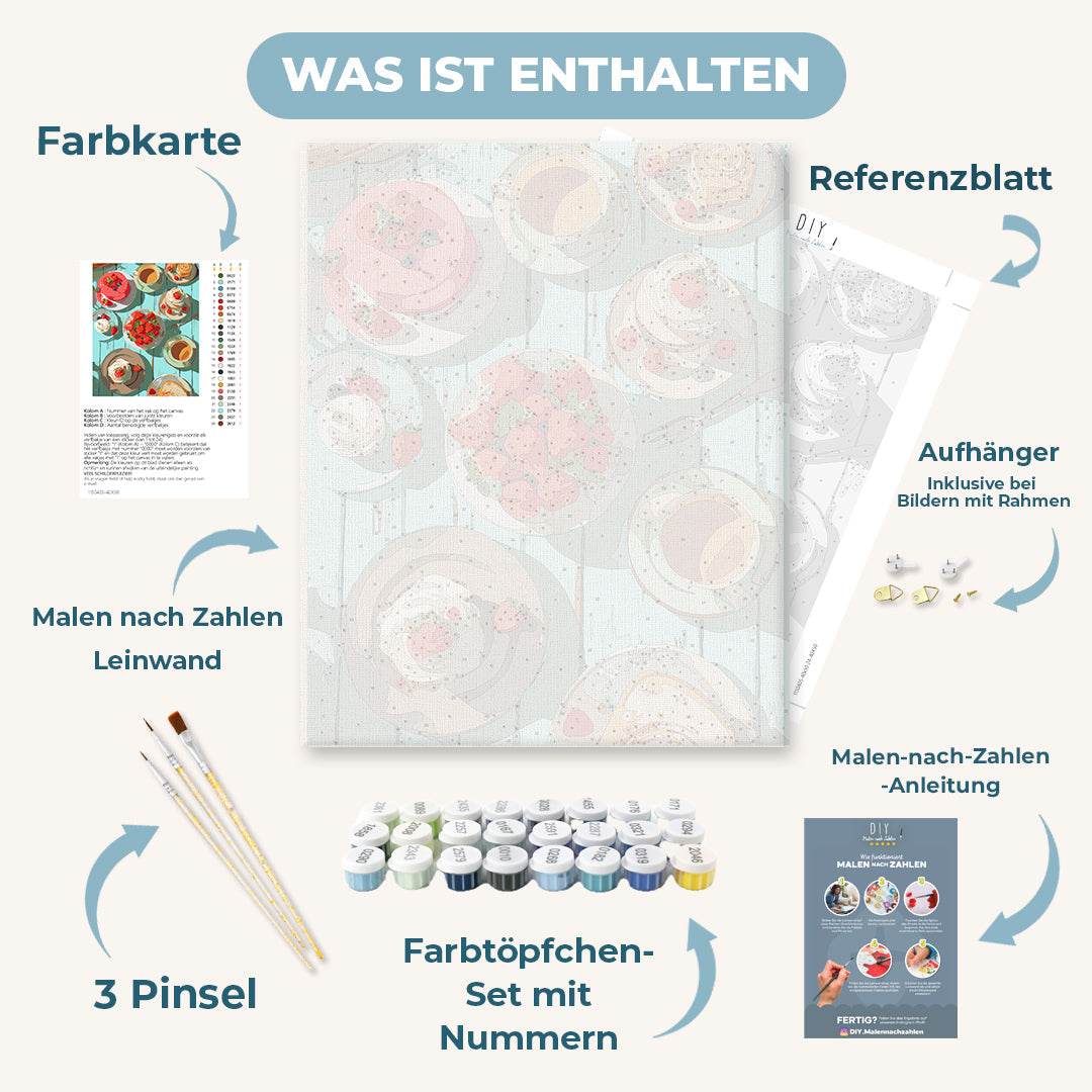 Malen nach Zahlen - Traum für Naschkatzen