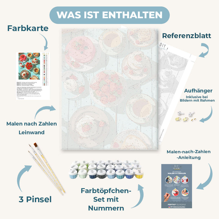 Malen nach Zahlen - Traum für Naschkatzen