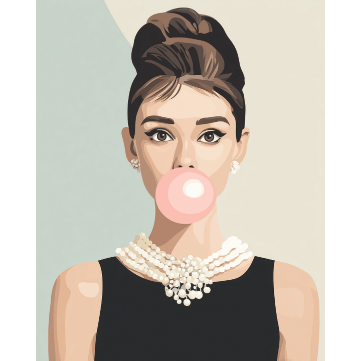 Malen nach Zahlen - Bubblegum-Eleganz