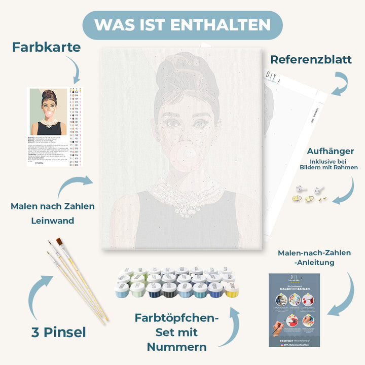 Malen nach Zahlen - Bubblegum-Eleganz