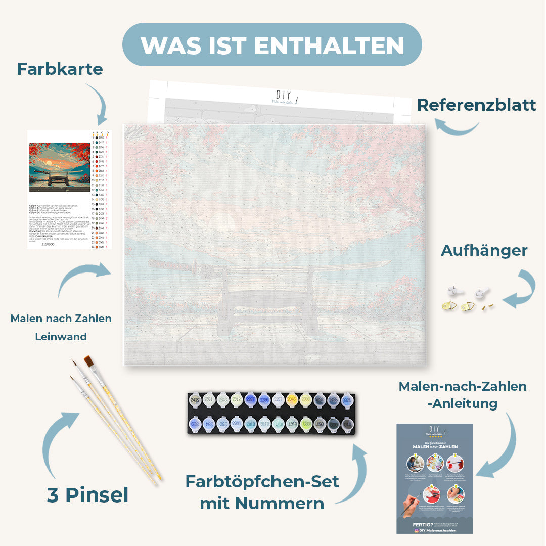 Malen nach Zahlen - Glanz der Katana