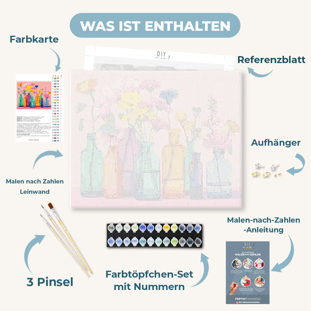 Malen nach Zahlen - Farbtherapie
