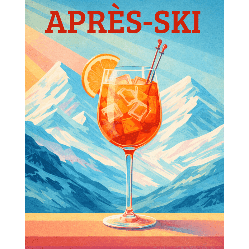 Malen nach Zahlen - Après-Ski Aperol