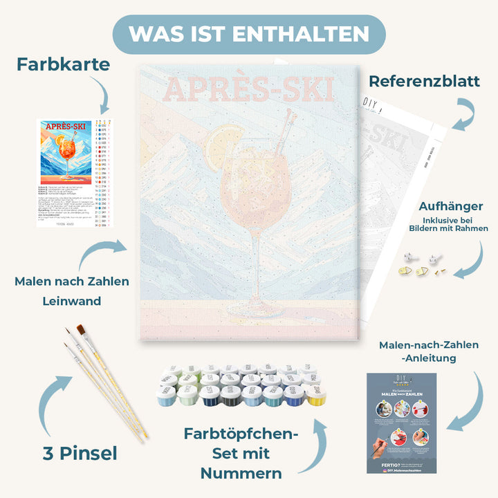Malen nach Zahlen - Après-Ski Aperol