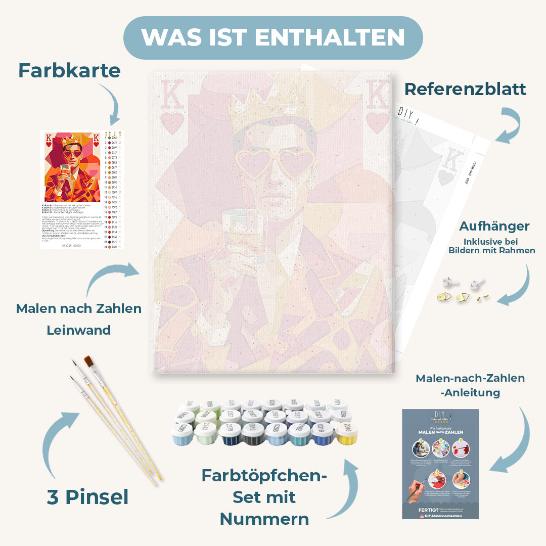 Malen nach Zahlen - Der König
