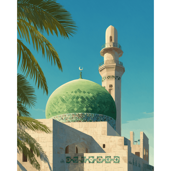 Malen nach Zahlen - Moschee