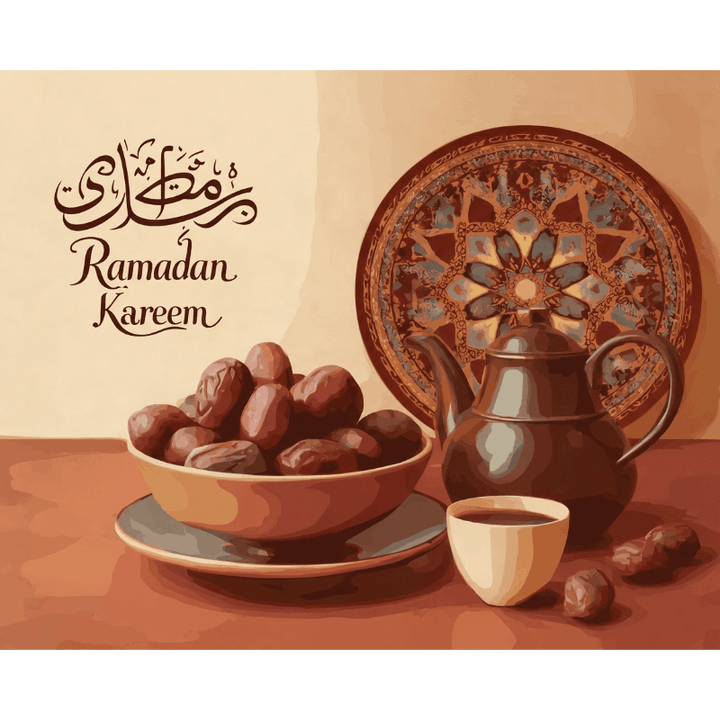 Malen nach Zahlen - Der Geschmack des Ramadan