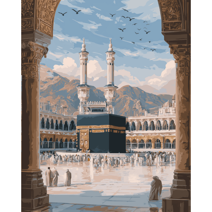Malen nach Zahlen - Zur Kaaba