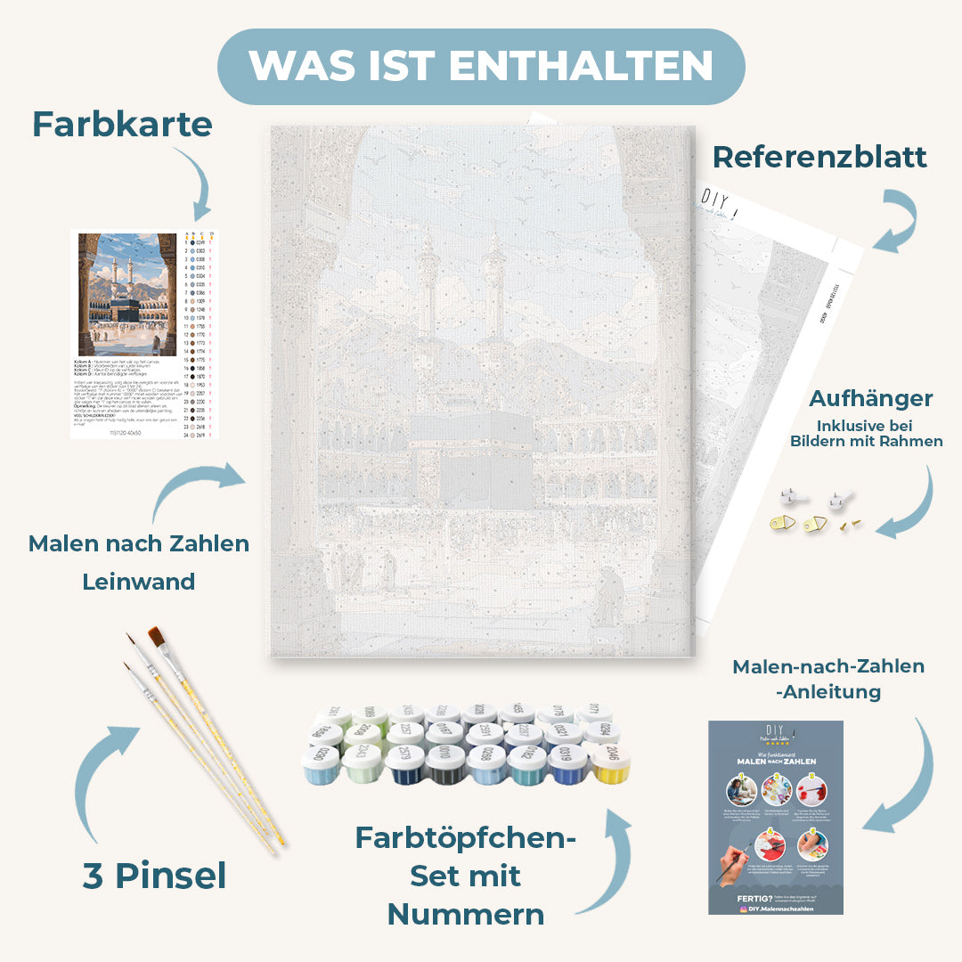 Malen nach Zahlen - Zur Kaaba