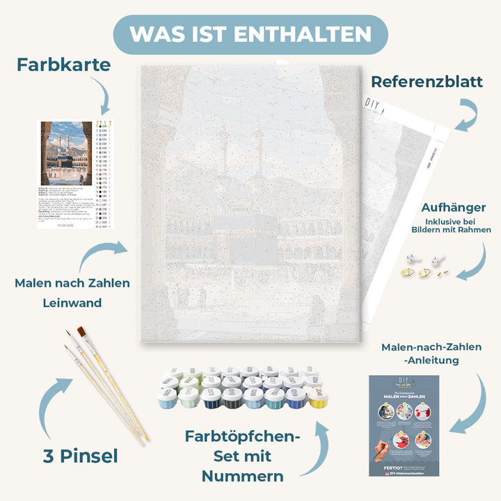 Malen nach Zahlen - Zur Kaaba