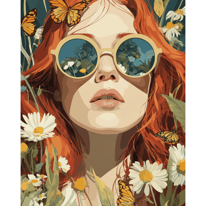 Malen nach Zahlen - Durch florale Brille