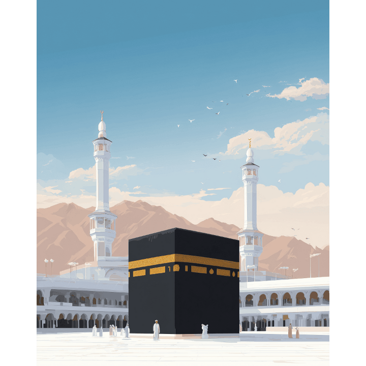Malen nach Zahlen - Heilige Kaaba