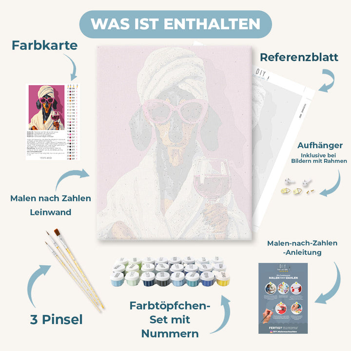 Malen nach Zahlen - Wochenendstimmung