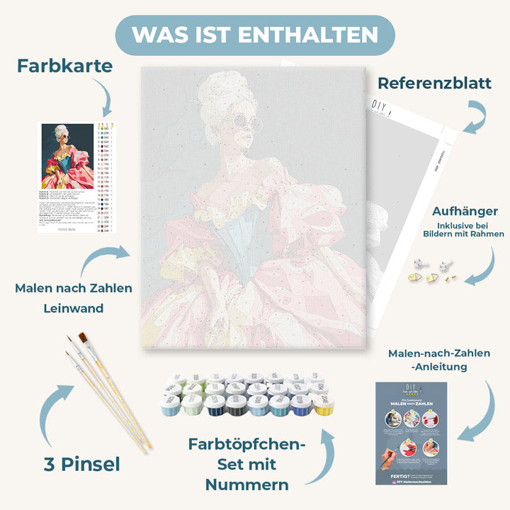 Malen nach Zahlen - Die moderne Herzogin