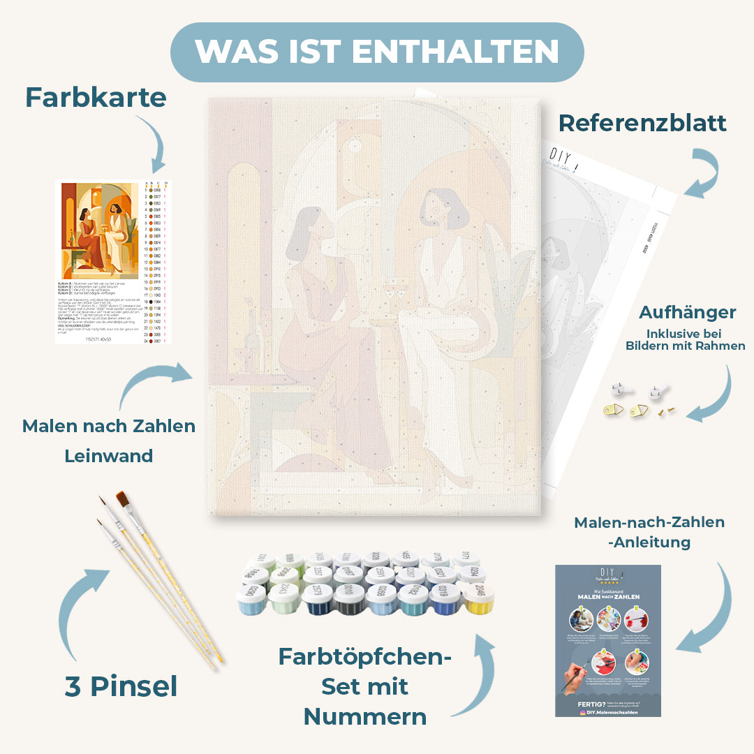 Malen nach Zahlen - Frauen im Gespräch