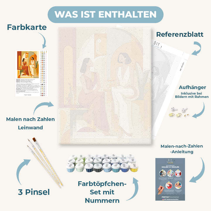 Malen nach Zahlen - Frauen im Gespräch