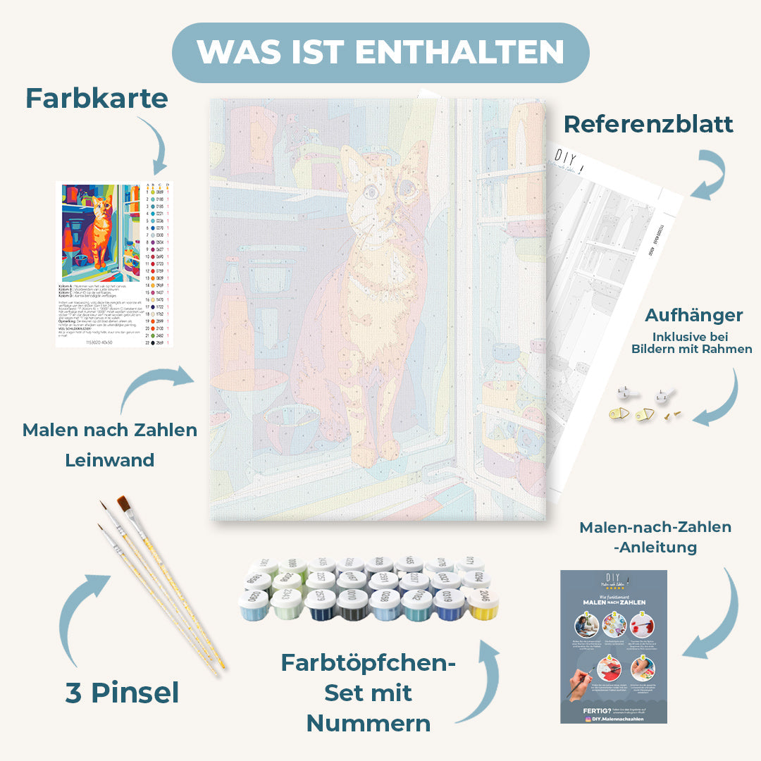 Malen nach Zahlen - Futterbettler