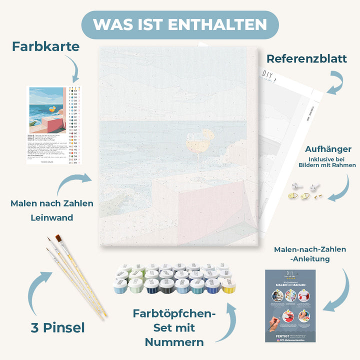 Malen nach Zahlen - Im Urlaub