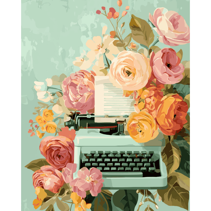 Malen nach Zahlen - Der Garten des Schriftstellers