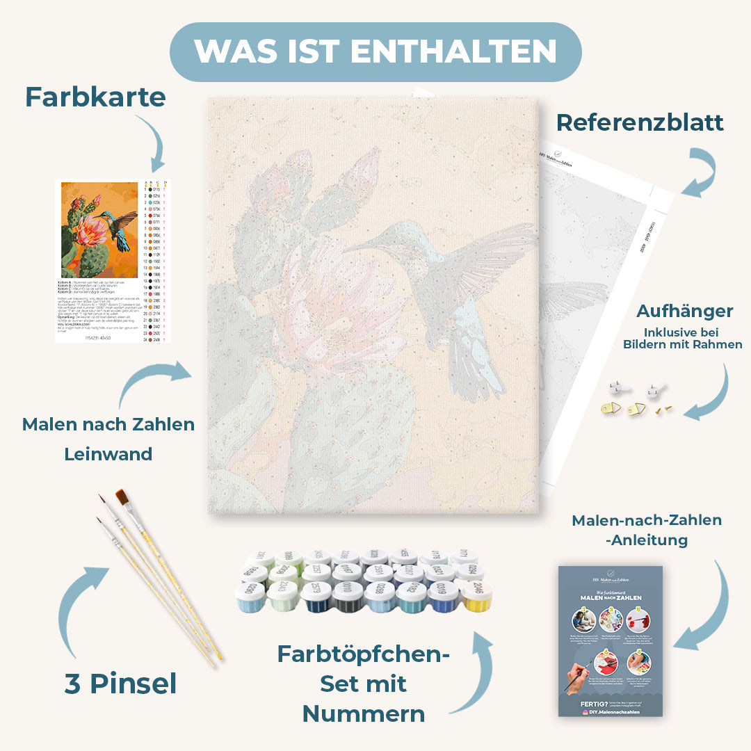 Malen nach Zahlen - Mexikanische Natur