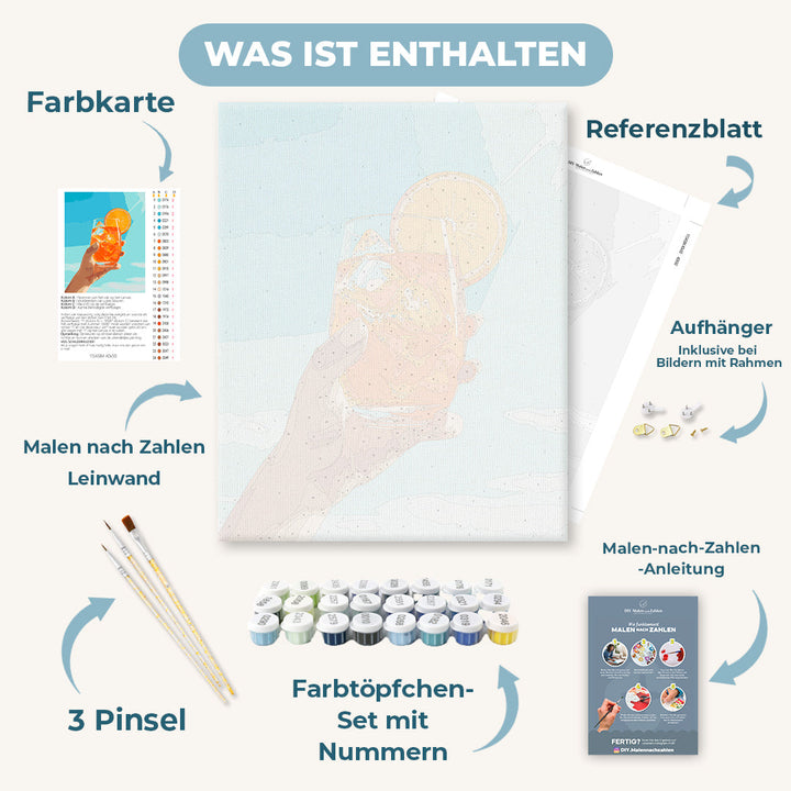 Malen nach Zahlen - In den Sommer