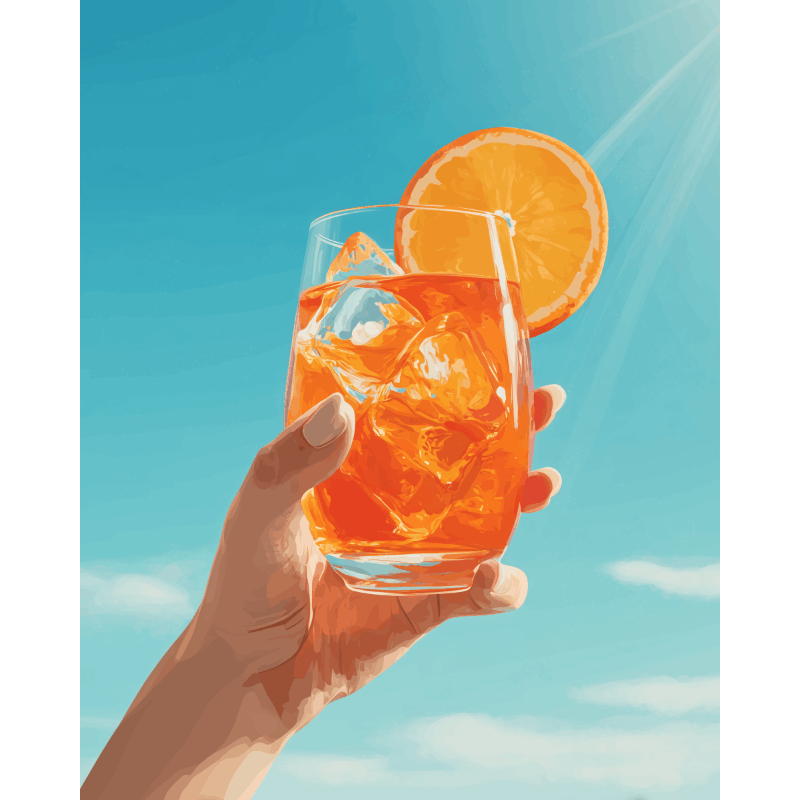 Malen nach Zahlen - In den Sommer