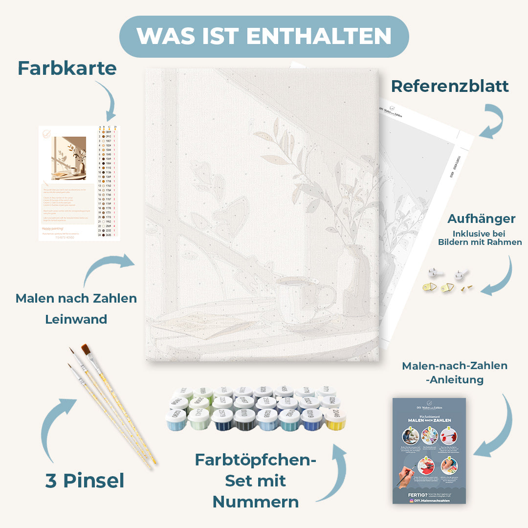 Malen nach Zahlen - Morgenszene