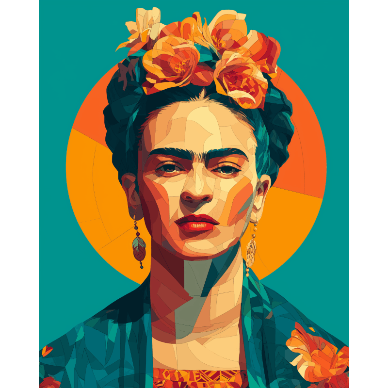 Malen nach Zahlen - Einfach Frida