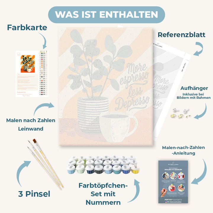 Malen nach Zahlen - Mehr Espresso