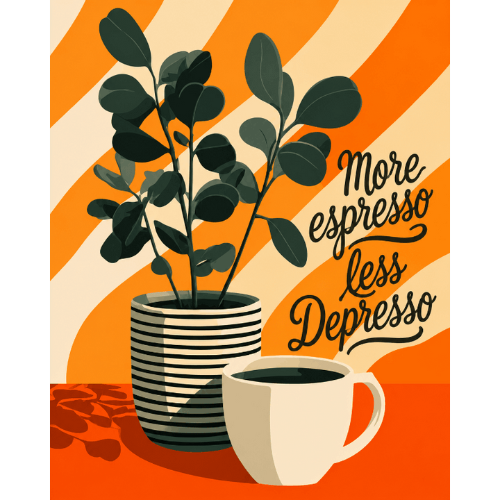 Malen nach Zahlen - Mehr Espresso