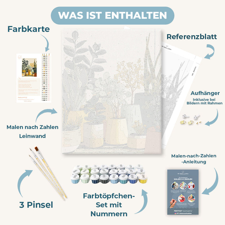Malen nach Zahlen - Eine Ecke der Ruhe
